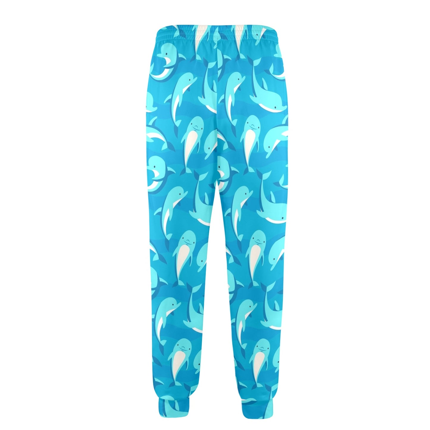 dolphin cute Design Print Pattern JJ0123 Men's Casual Track Pants
