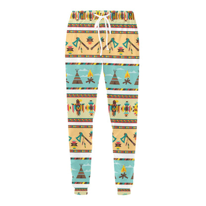 American indian Life Pattern Men's Sweatpants
