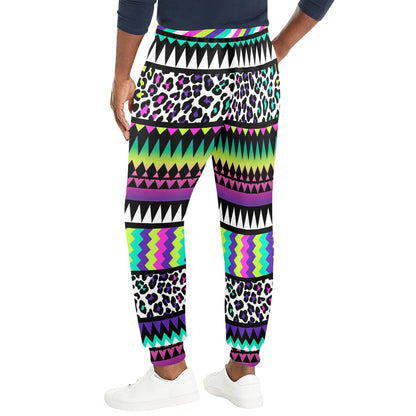 Animal Skin Aztec Rainbow Men's Casual Track Pants