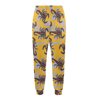 Scorpion Pattern Print Design 01 Men's Casual Track Pants