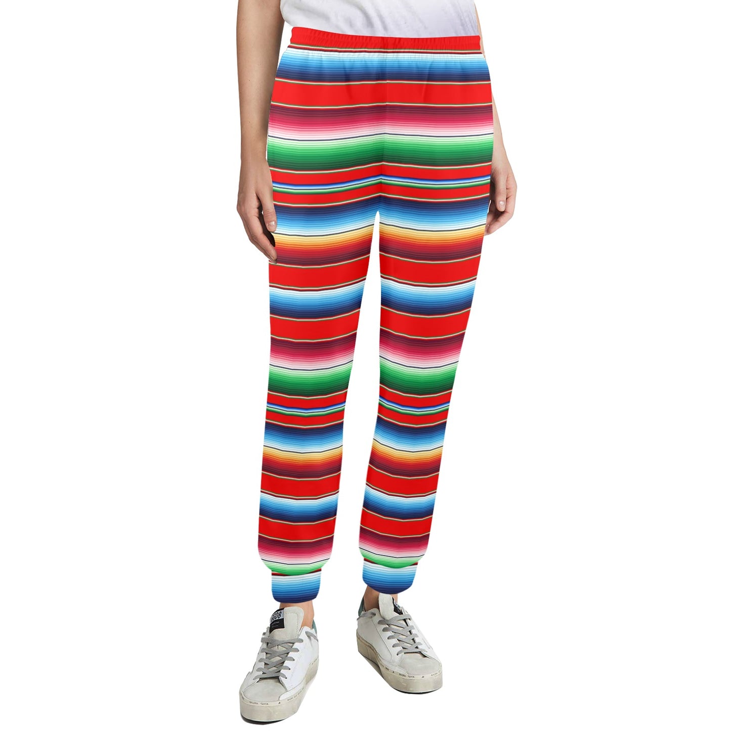Serape Print Women's Casual Track Pants