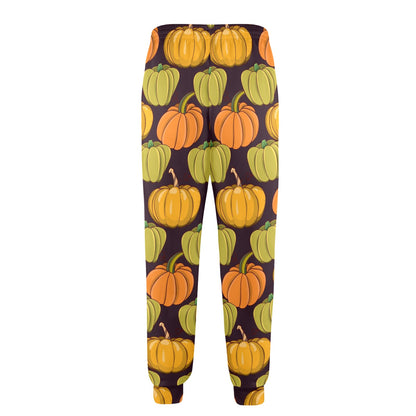 Pumpkin Pattern Print Design A01 Men's Casual Track Pants