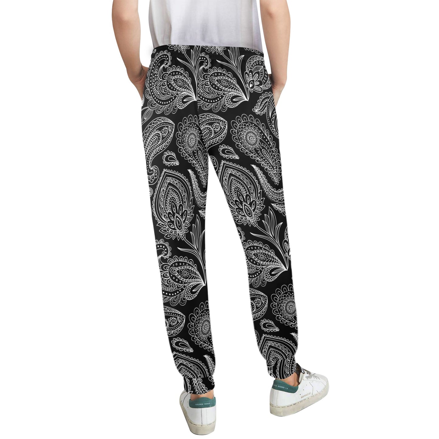 Paisley Pattern Print Design A04 Women's Casual Track Pants