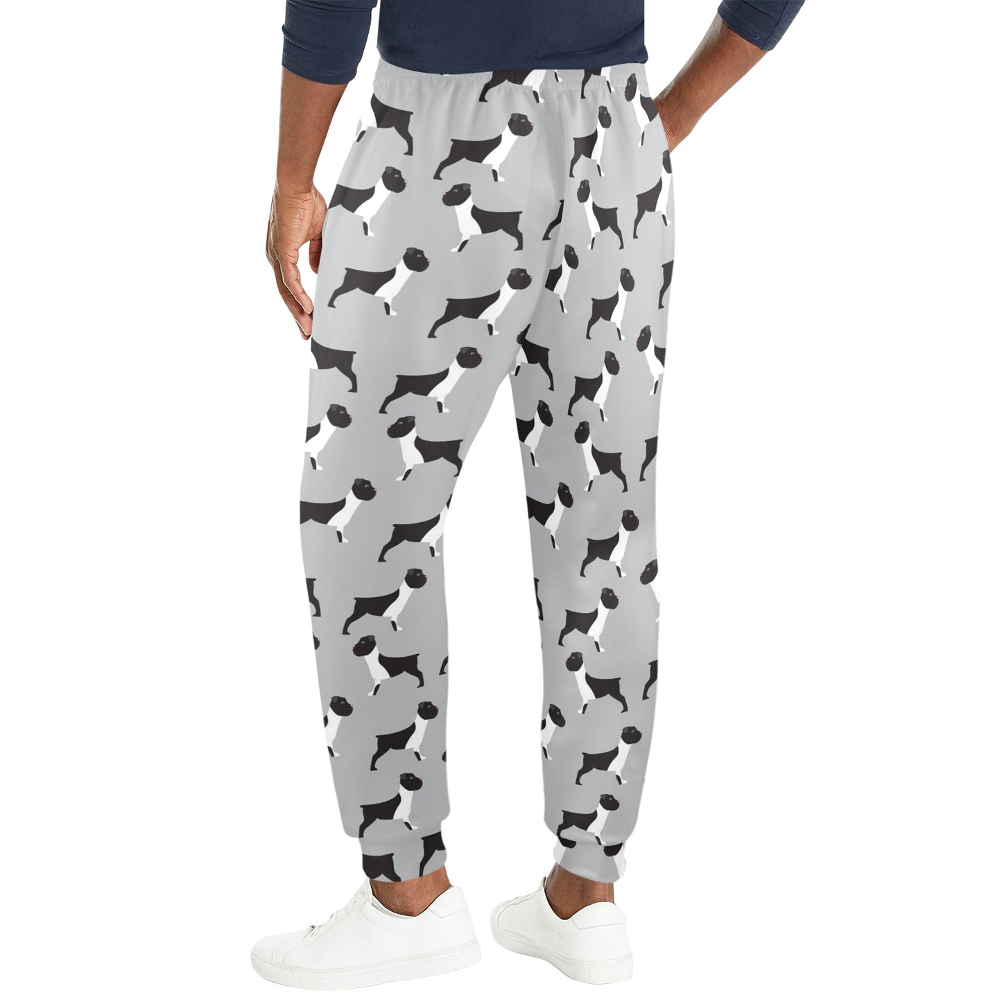 Boxers Pattern Print Design 01 Men's Casual Track Pants