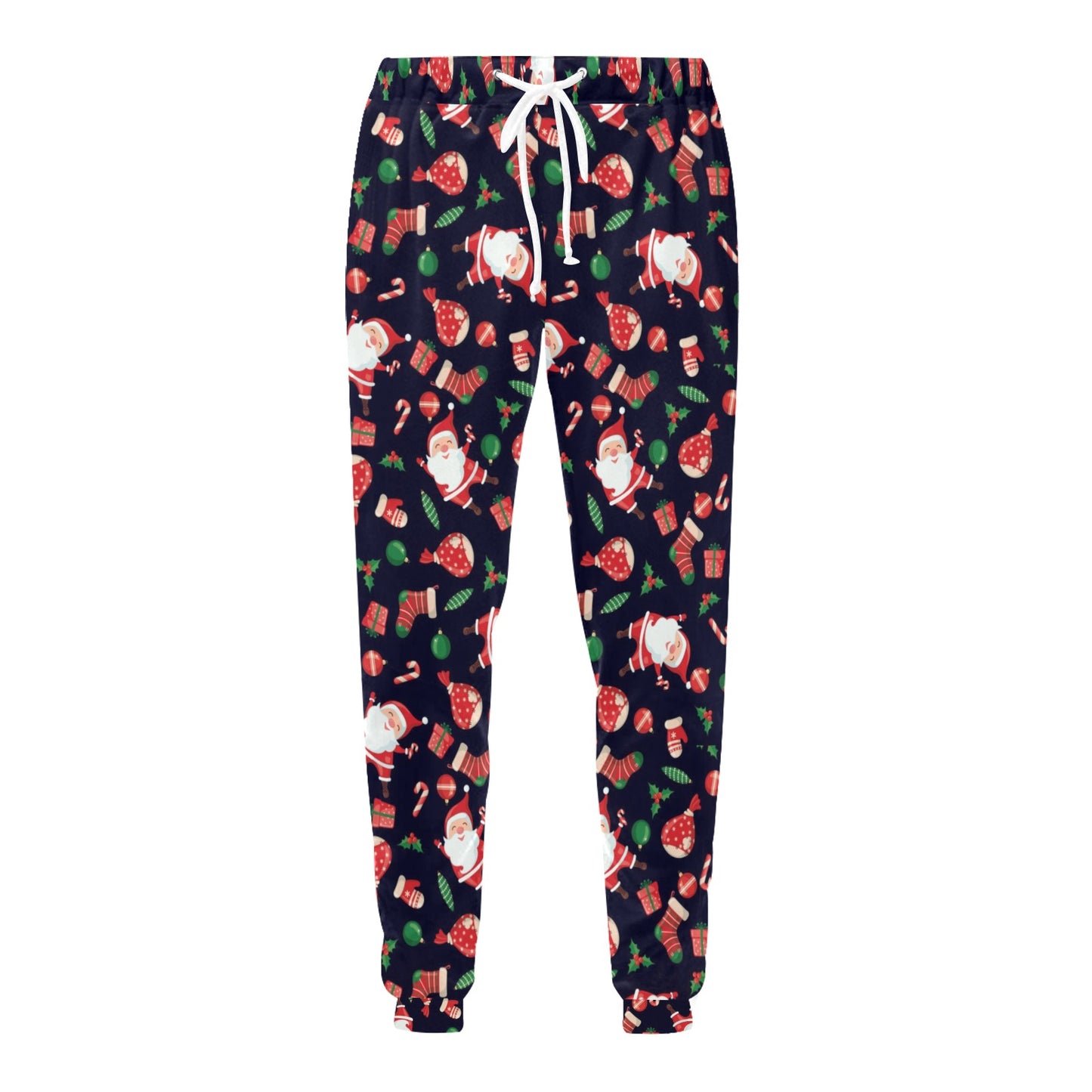 Santa Christmas Themed Print Design LKS304 Men's Sweatpants