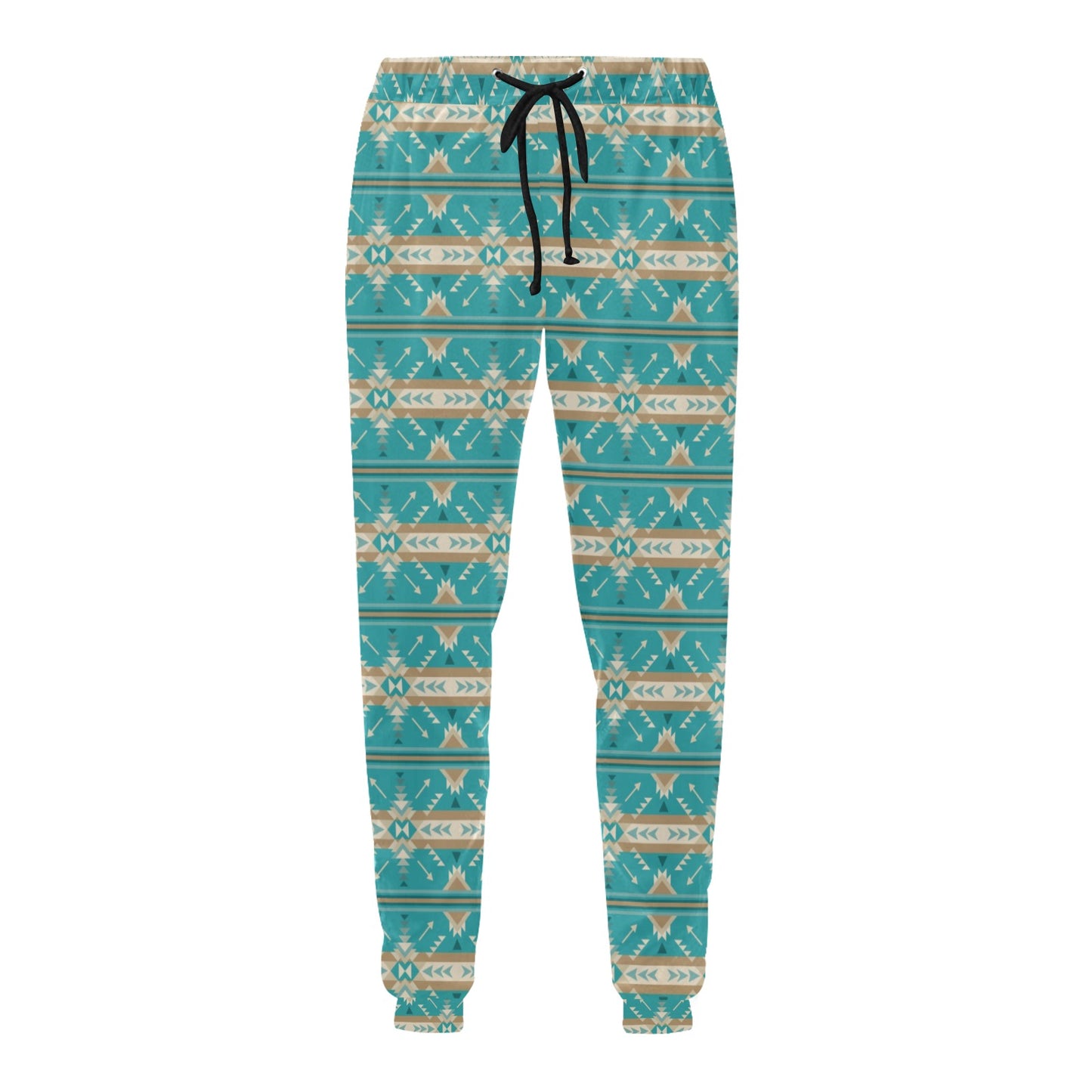 Southwest Native Design Themed Print Men's Sweatpants