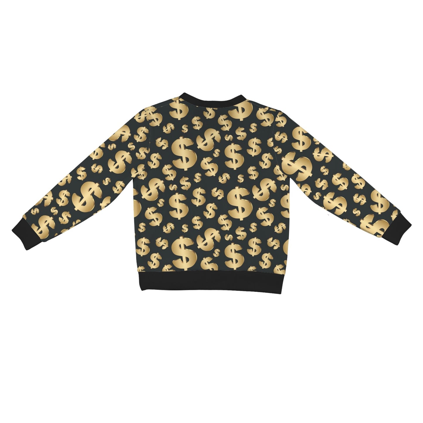 Dollar Pattern Print Design DO04 Women's Cardigan