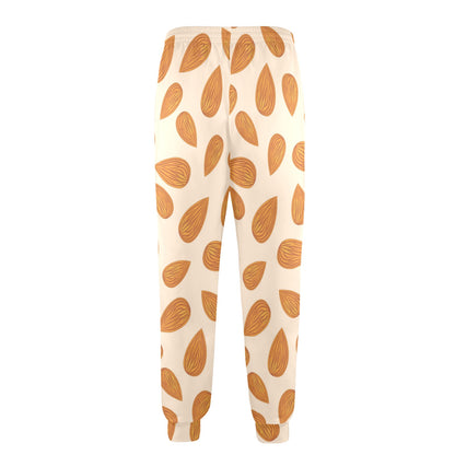 Almond Pattern Print Design 03 Men's Casual Track Pants