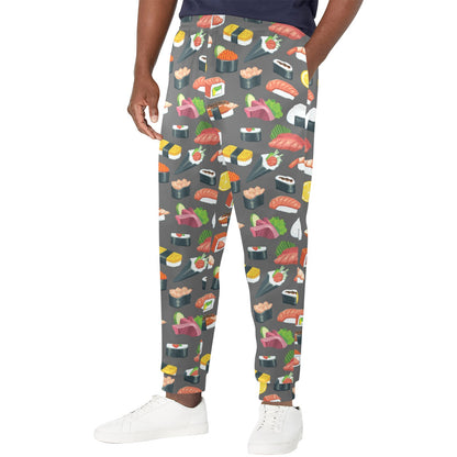 Sushi Pattern Print Men's Casual Track Pants