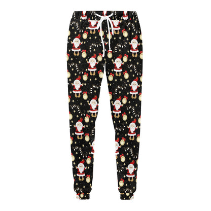 Santa Christmas Themed Print Design LKS307 Men's Sweatpants