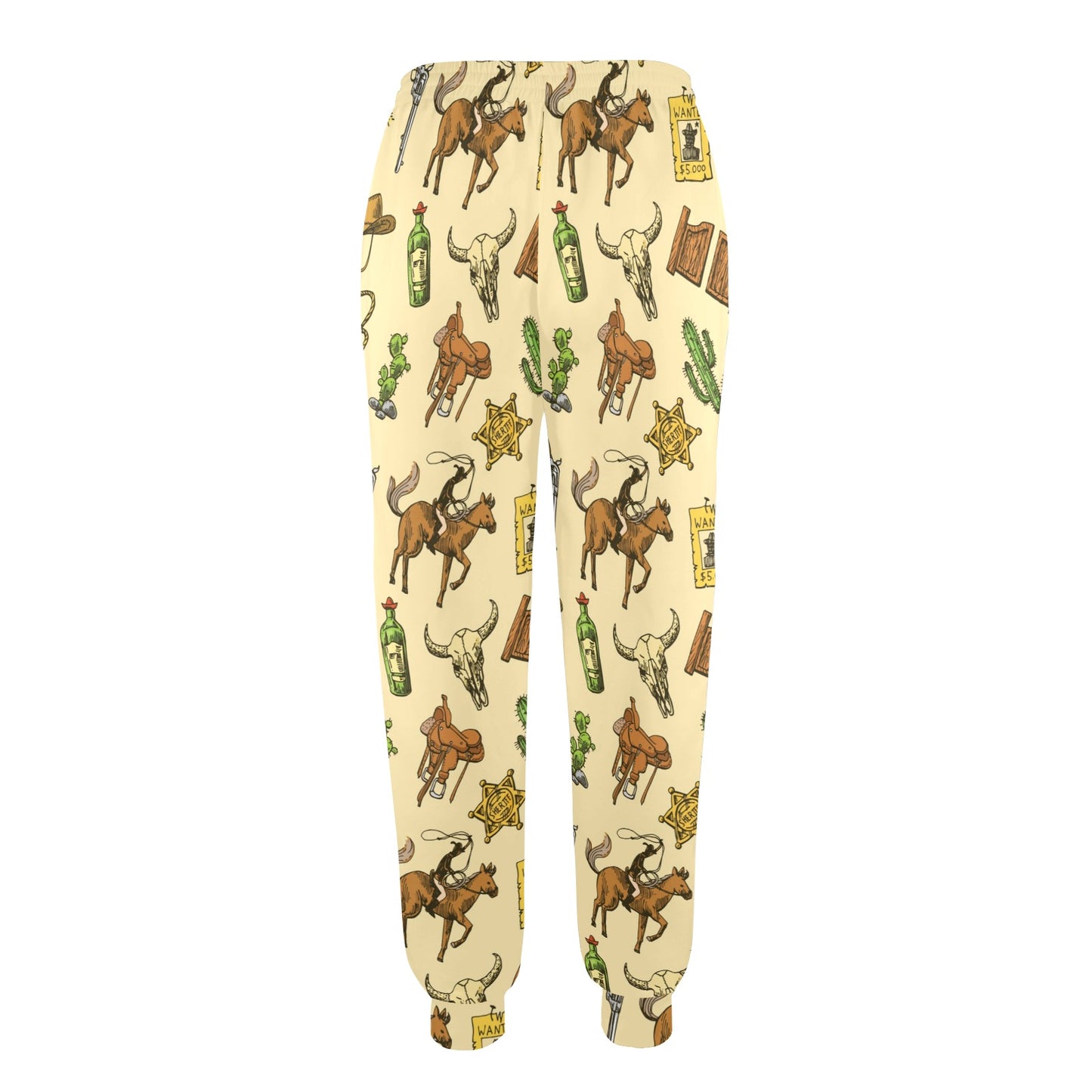 Cowboy Pattern Print Design 04 Women's Casual Track Pants