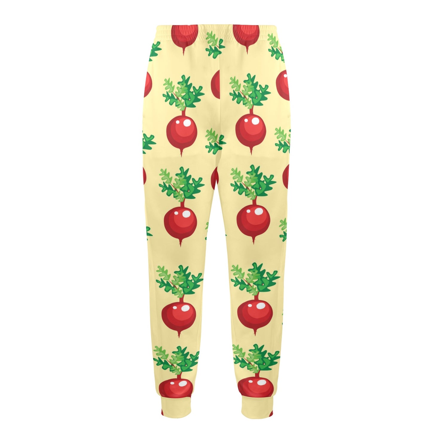 Radish Pattern Print Design A02 Men's Casual Track Pants