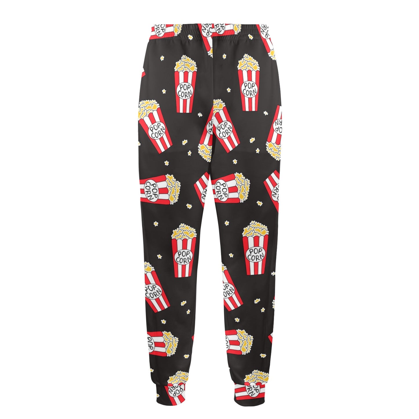 Popcorn Pattern Print Design A01 Men's Casual Track Pants