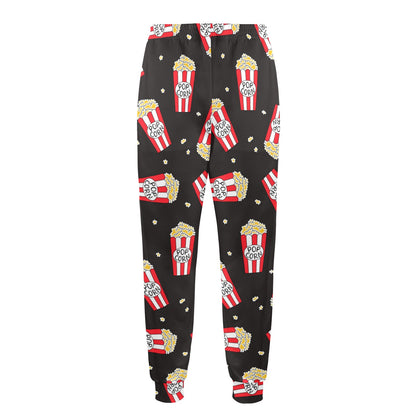 Popcorn Pattern Print Design A01 Men's Casual Track Pants