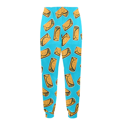 burrito Design Print Pattern JJ020 Men's Casual Track Pants