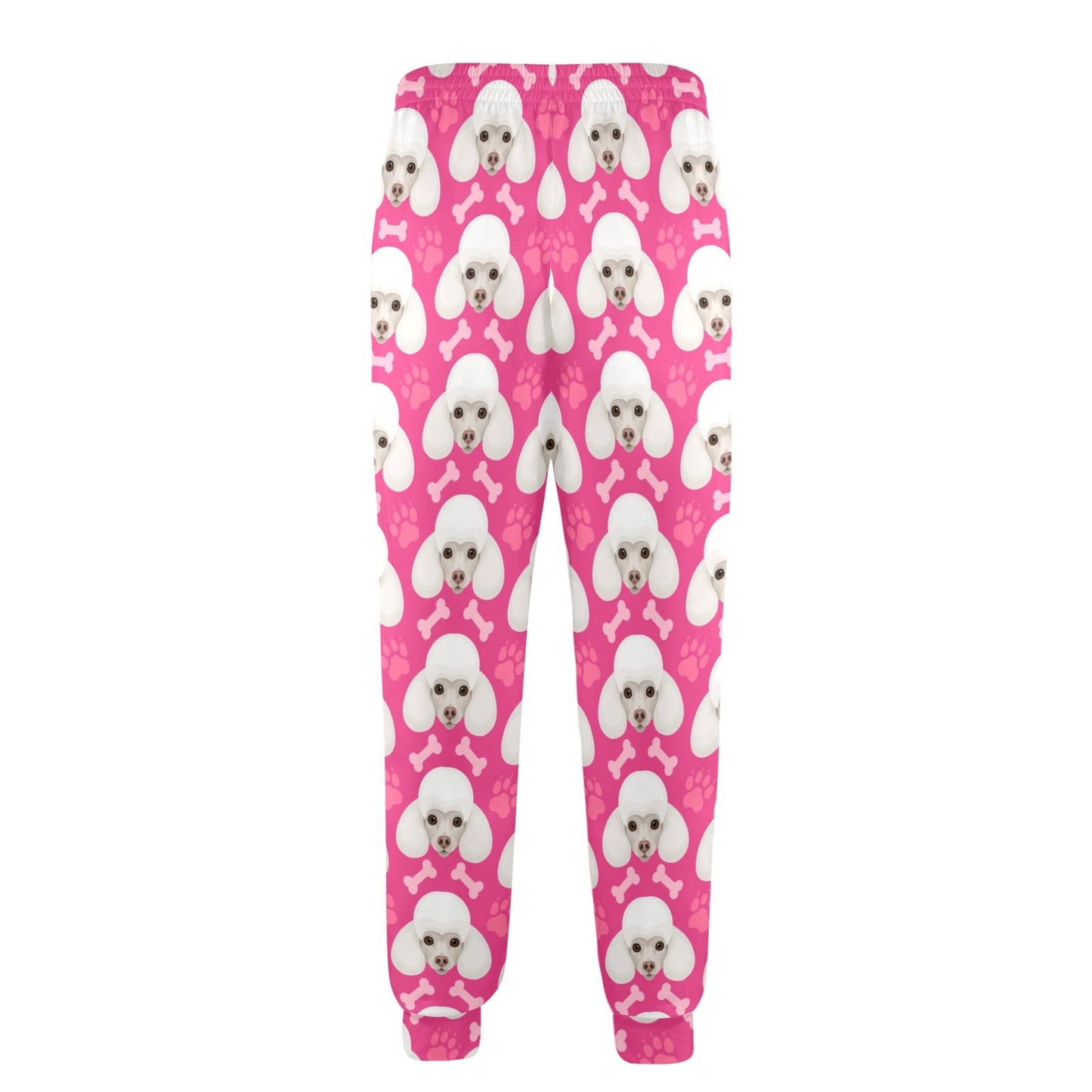 Poodle Pattern Print Design A04 Men's Casual Track Pants