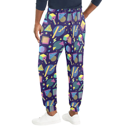 Geometric Print Design LKS401 Men's Casual Track Pants