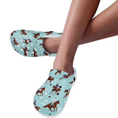 Equestrian Horse Riding Unisex Clogs Shoes