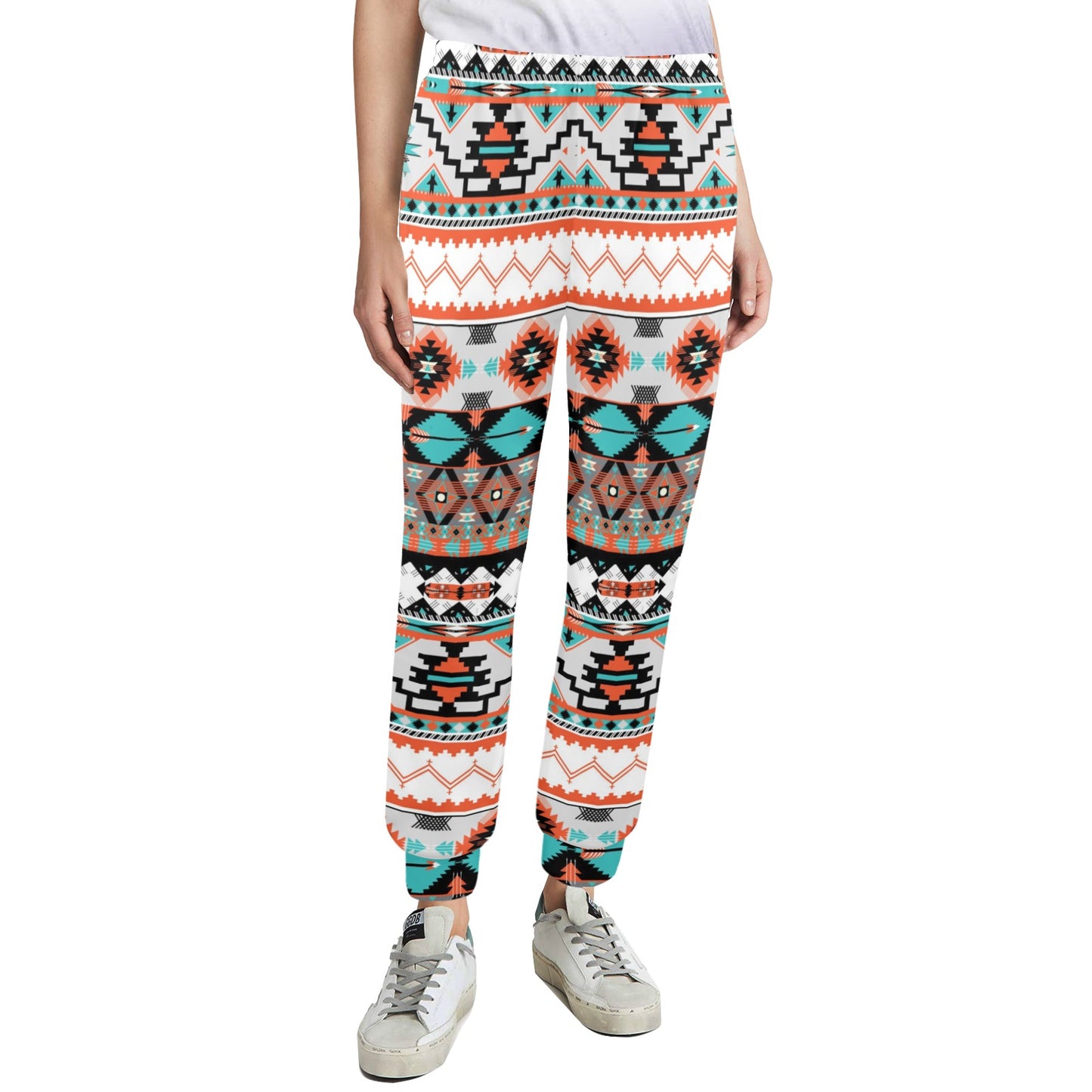 Tribal Aztec Indians pattern Women's Casual Track Pants