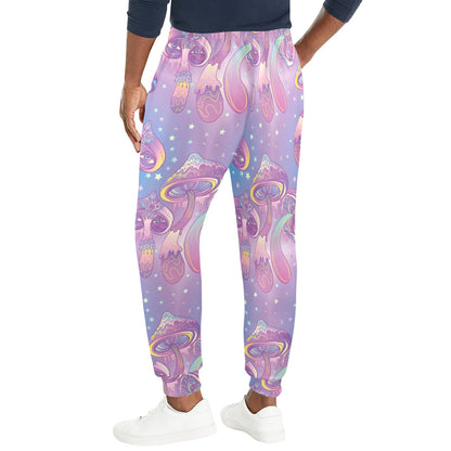 Psychedelic Mushroom Pattern Print Design A01 Men's Casual Track Pants
