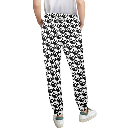 Yin Yang Print Design LKS304 Women's Casual Track Pants