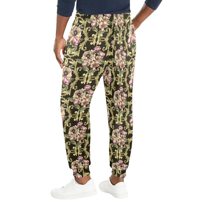 Baroque Pattern Print Design 02 Men's Casual Track Pants