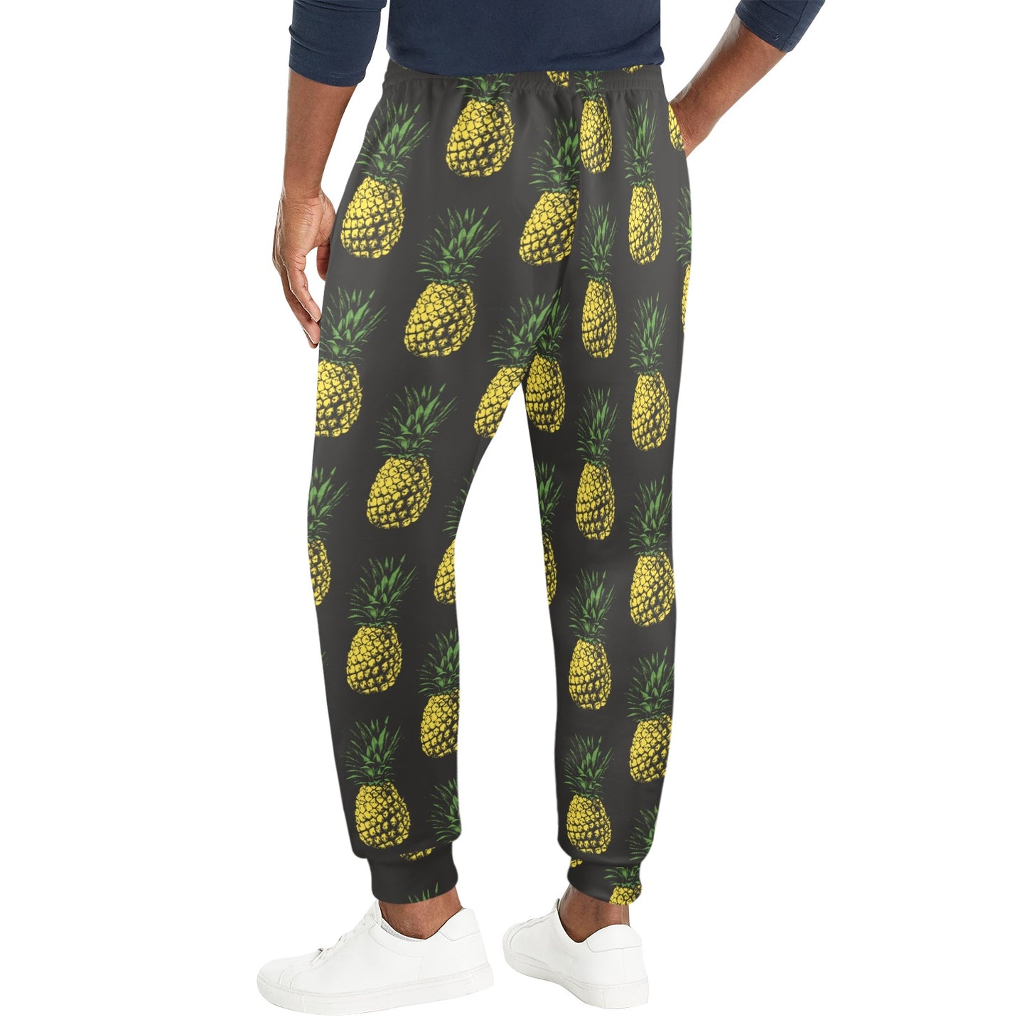 Gold Pineapple Men's Casual Track Pants