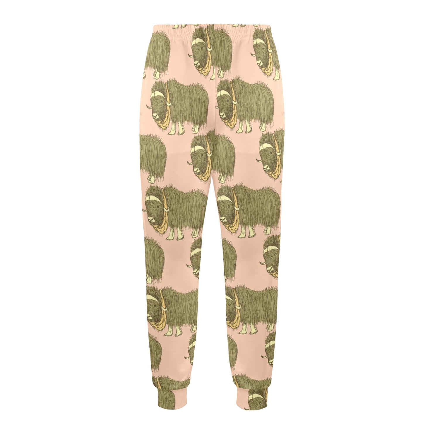 Yak Pattern Print Design 01 Men's Casual Track Pants