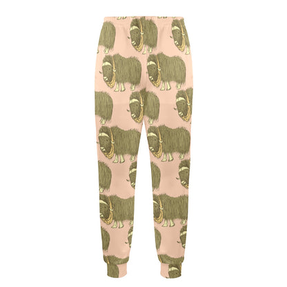 Yak Pattern Print Design 01 Men's Casual Track Pants