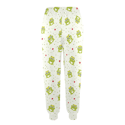 frog Design Print Pattern JJ0229 Women's Casual Track Pants