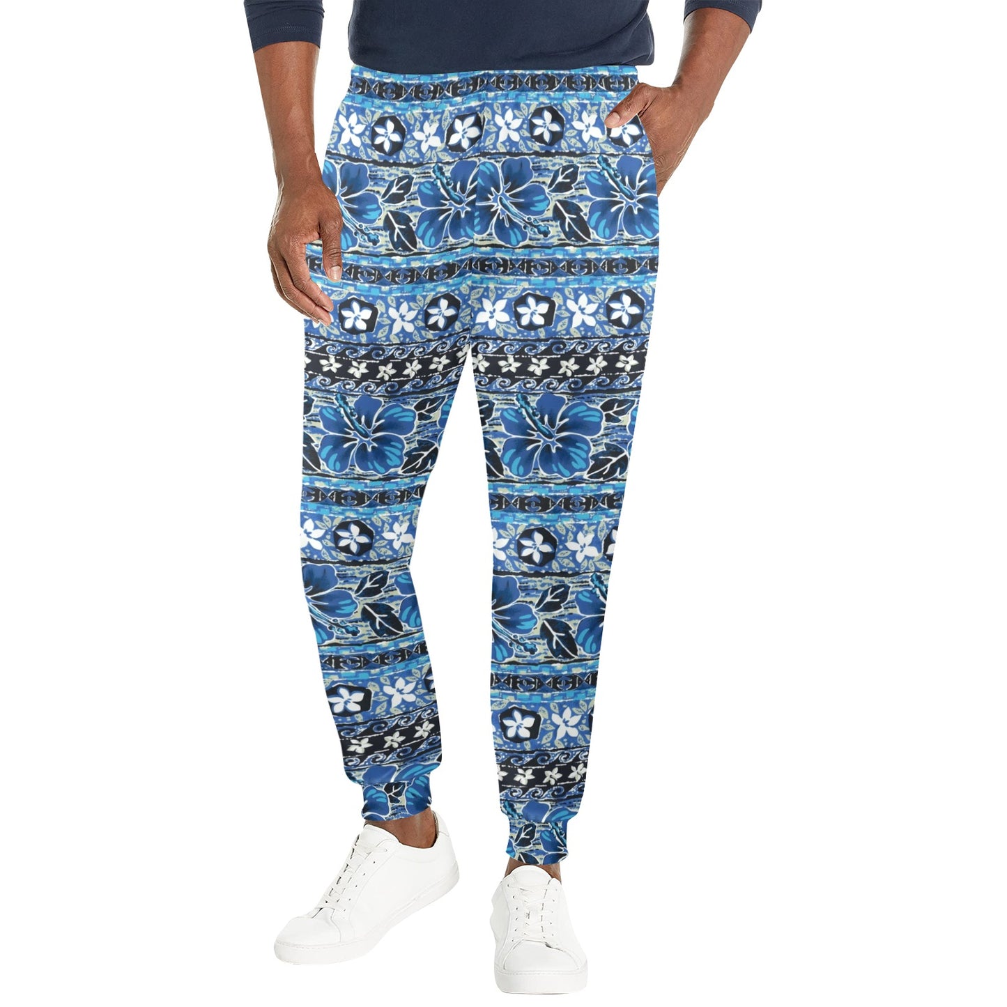Hawaiian Themed Pattern Print Design H012 Men's Casual Track Pants