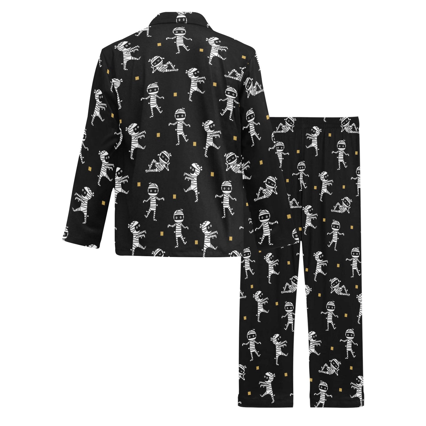 Mummy Cute Print Design LKS301 Men's Long Pajama Set