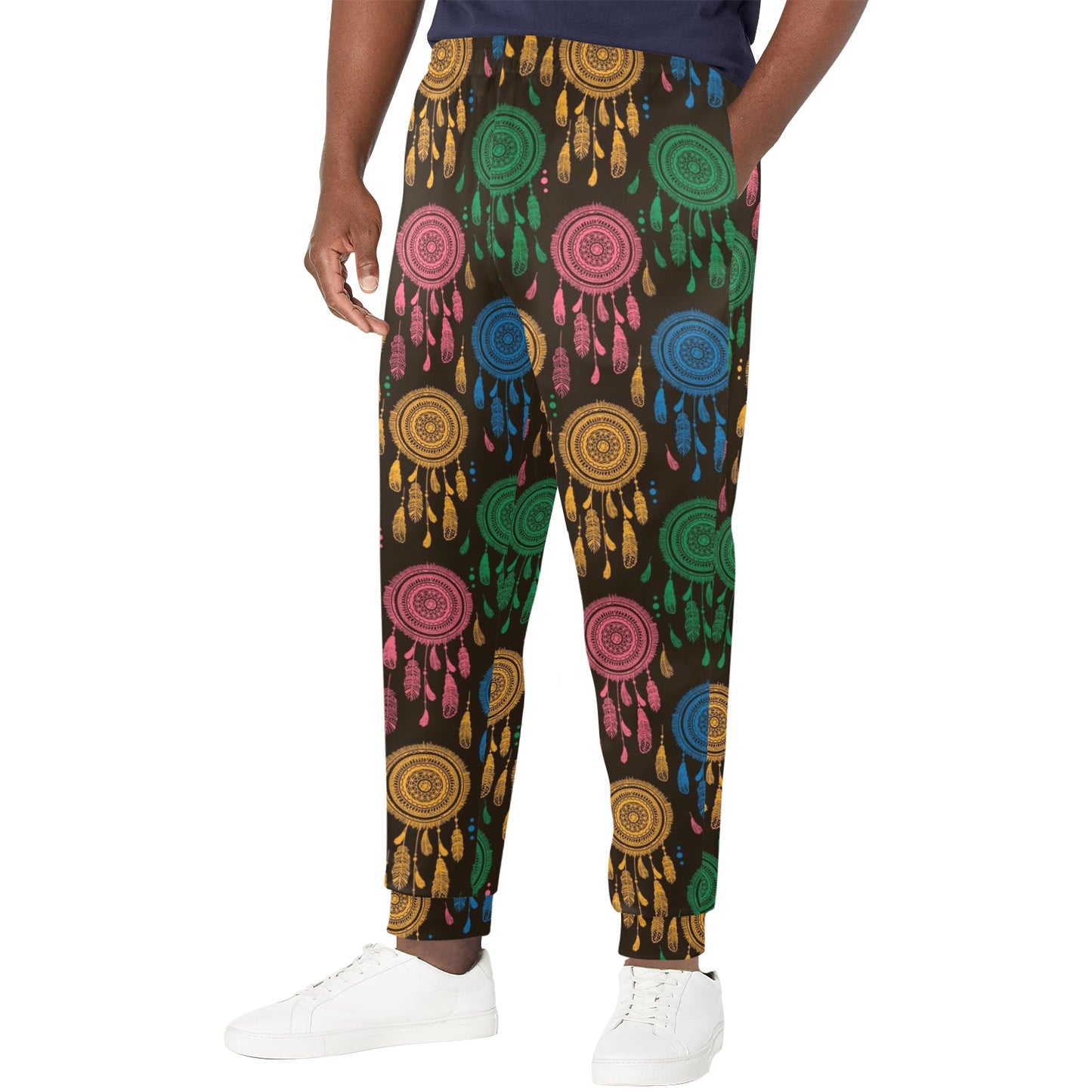 dream colorful catcher Design Print Pattern JJ0153 Men's Casual Track Pants