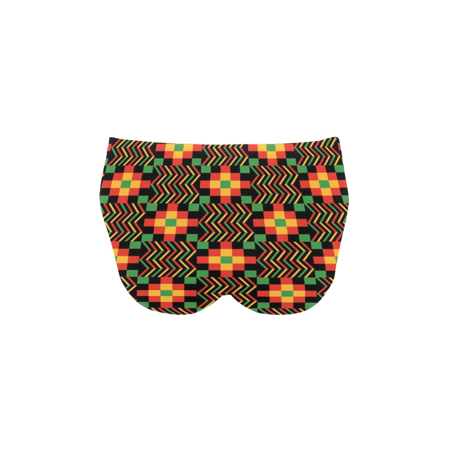 Kente Pattern Print Design 01 Men's Swimming Briefs