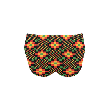 Kente Pattern Print Design 01 Men's Swimming Briefs