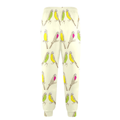Parakeet Pattern Print Design A01 Men's Casual Track Pants