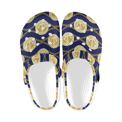 Anchor Luxury Pattern Unisex Clogs Shoes