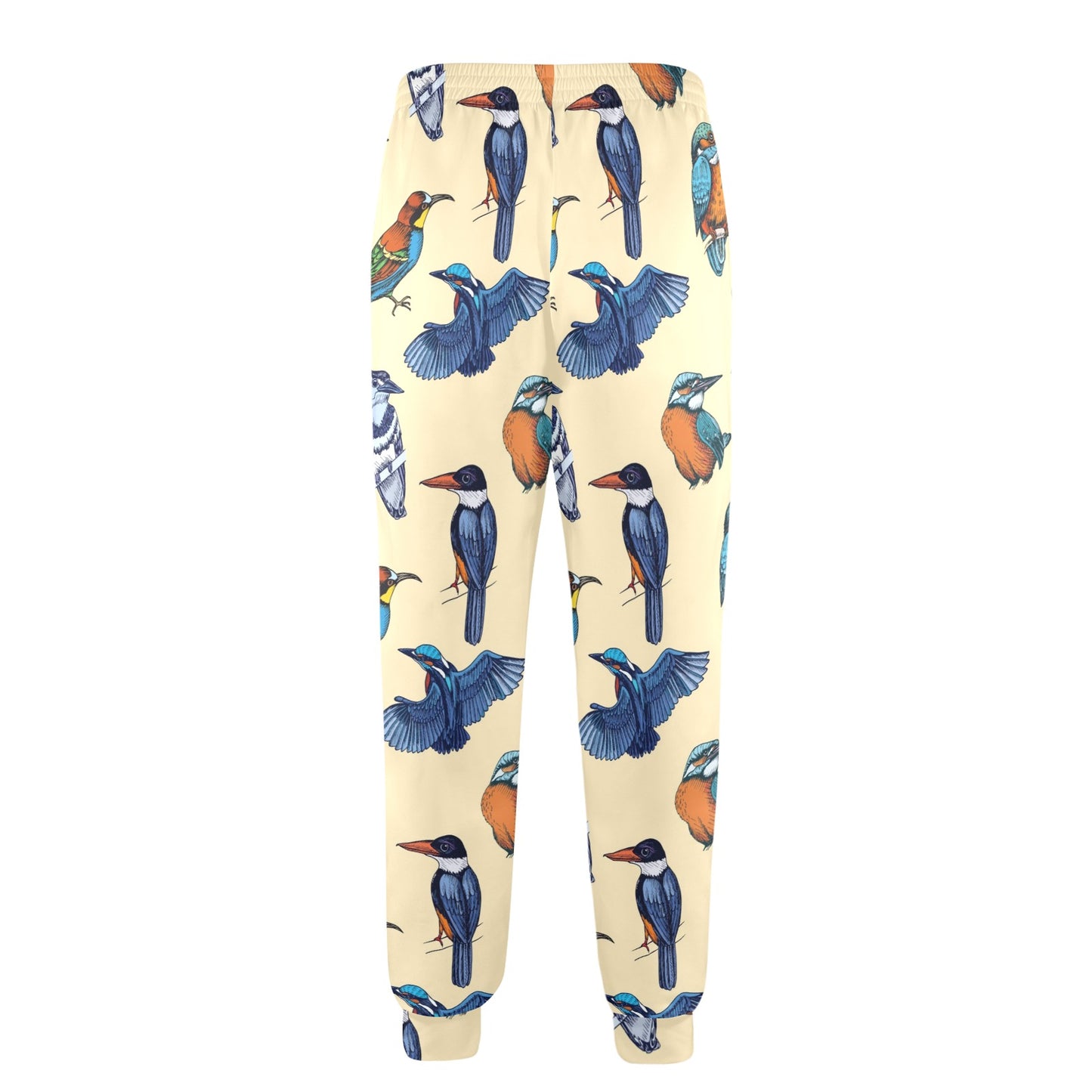 Kingfisher Bird Pattern Print Design 04 Men's Casual Track Pants