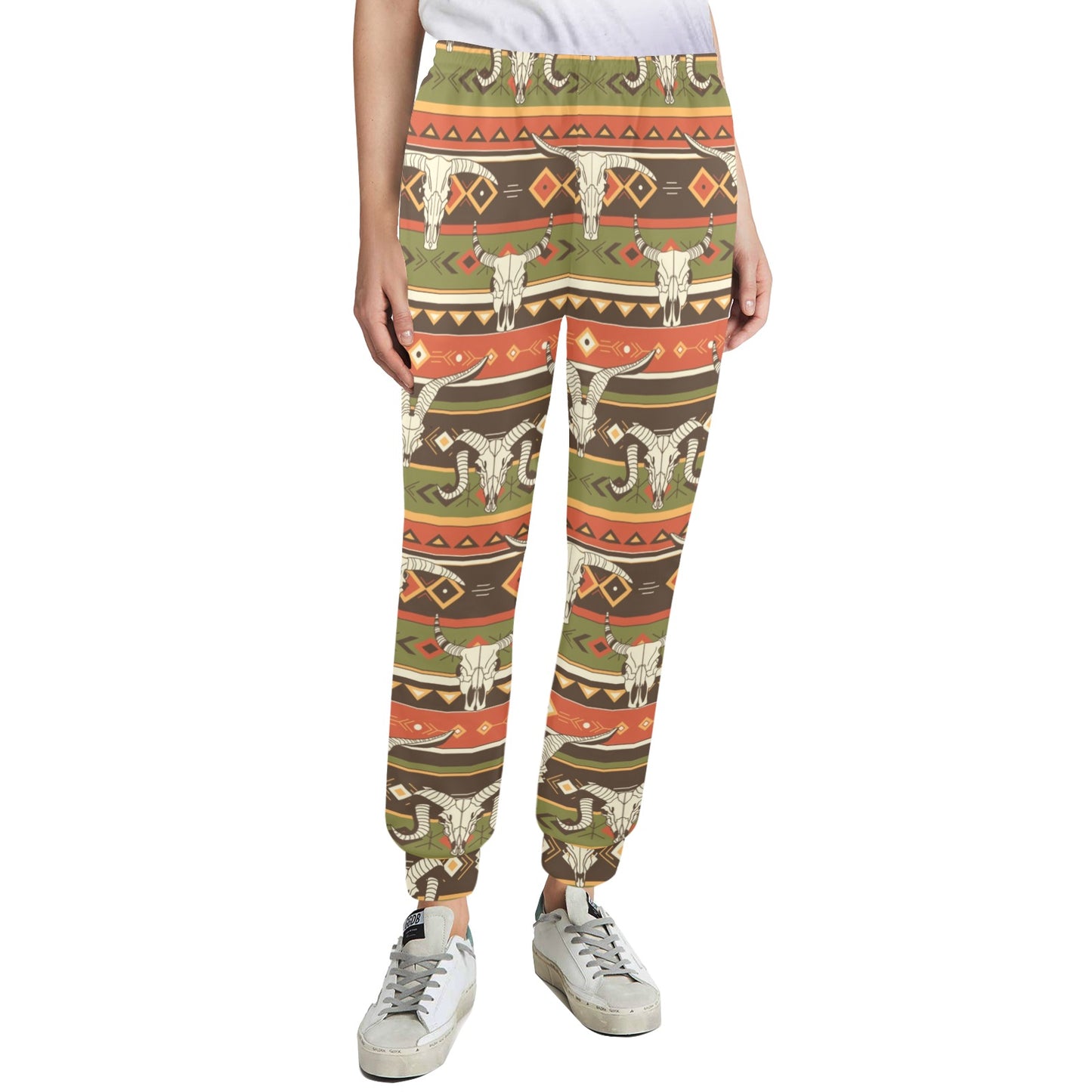 American indian Skull Animal Women's Casual Track Pants