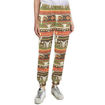 American indian Skull Animal Women's Casual Track Pants