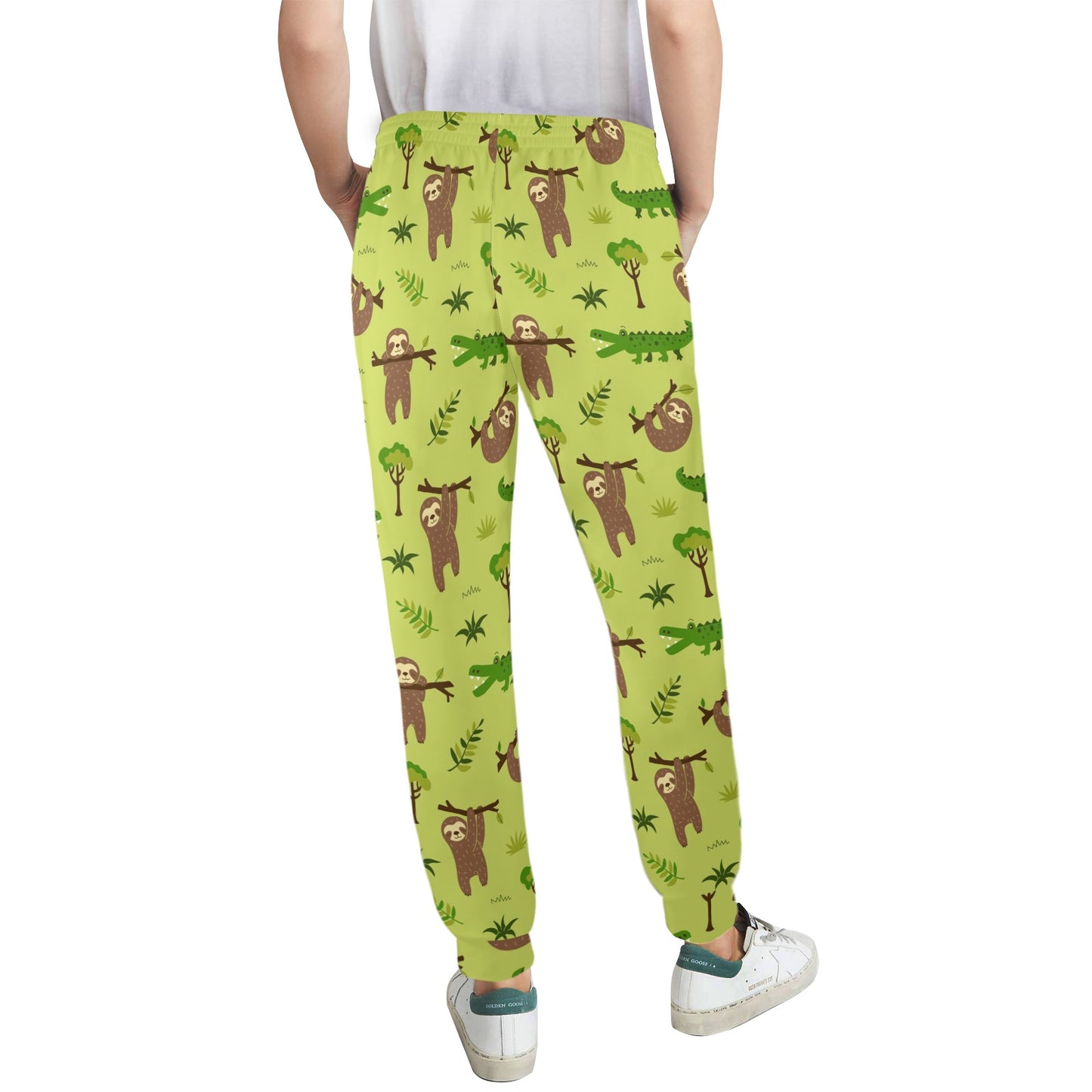 Alligator Pattern Print Design 04 Women's Casual Track Pants