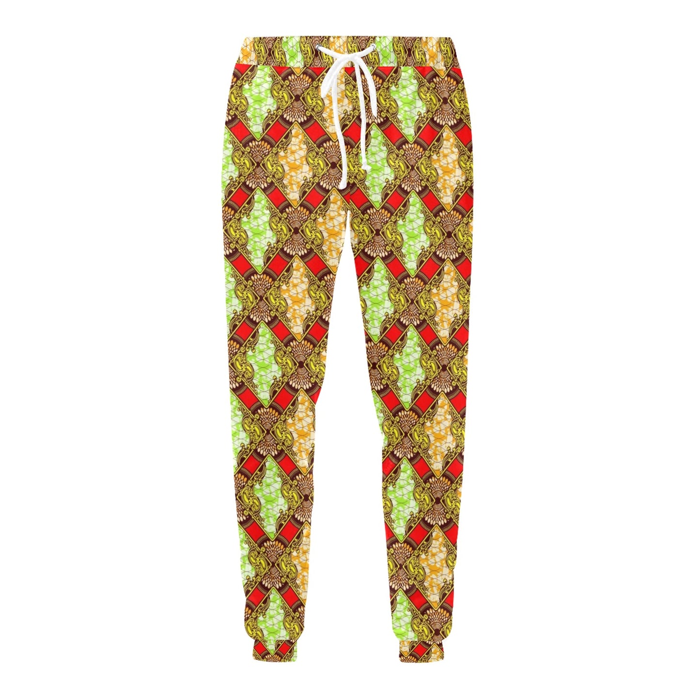 African Classic Print Pattern Men's Sweatpants