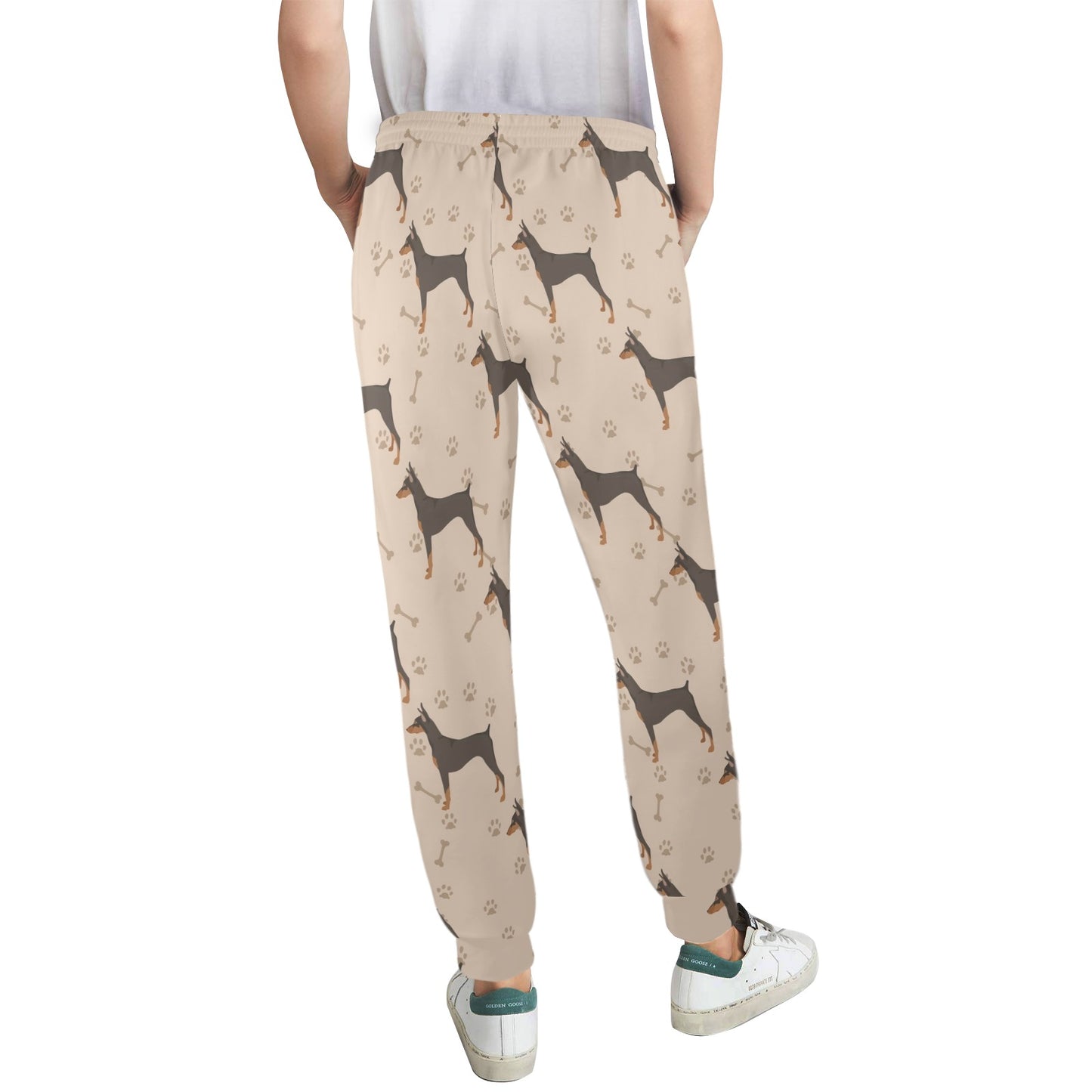 Doberman Pinschers Design Print Pattern JJ0112 Women's Casual Track Pants