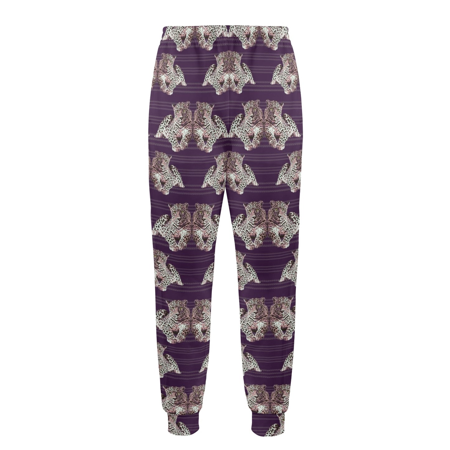 Leopard Pattern Print Design 01 Men's Casual Track Pants