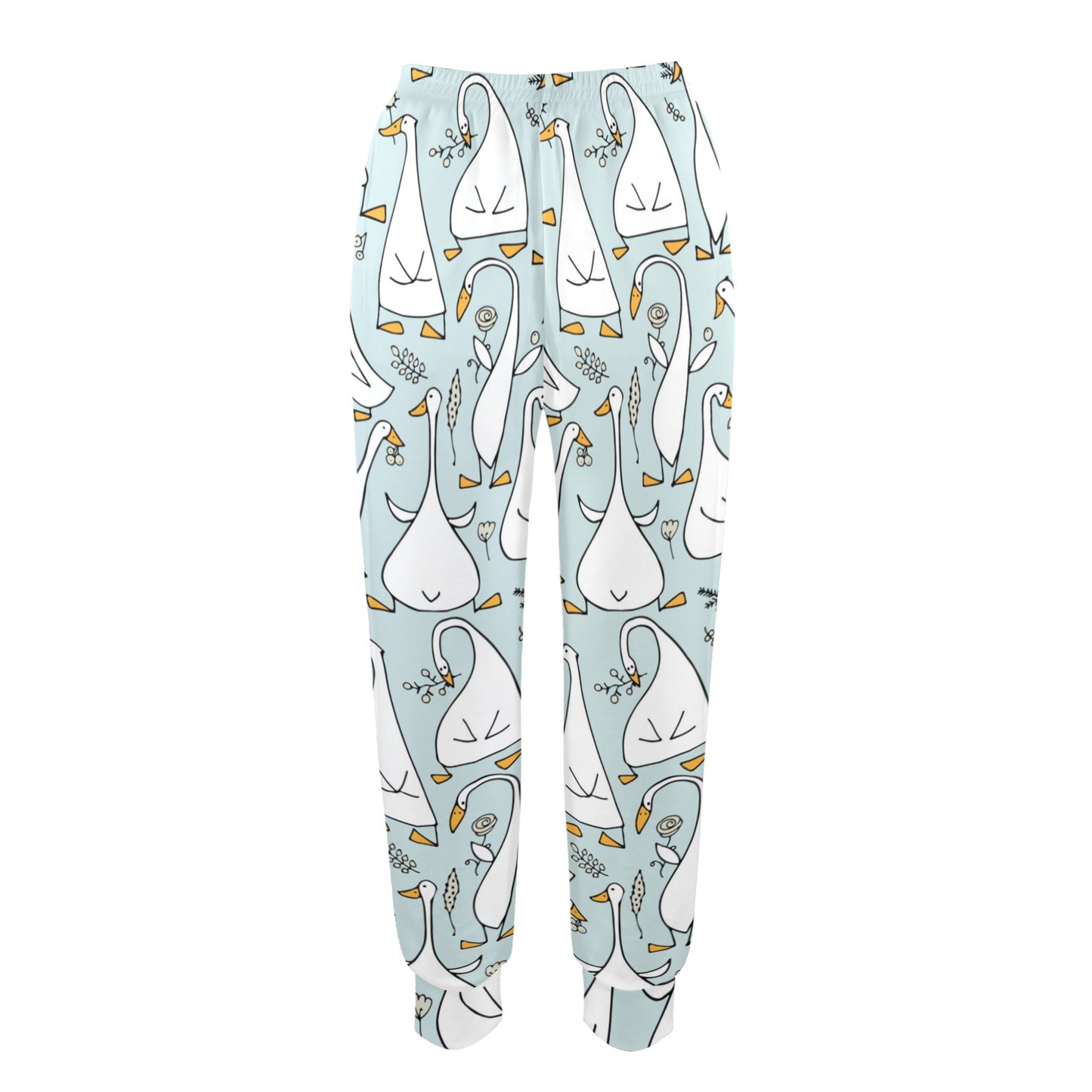 Goose Pattern Print Design 03 Women's Casual Track Pants