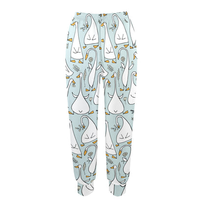 Goose Pattern Print Design 03 Women's Casual Track Pants