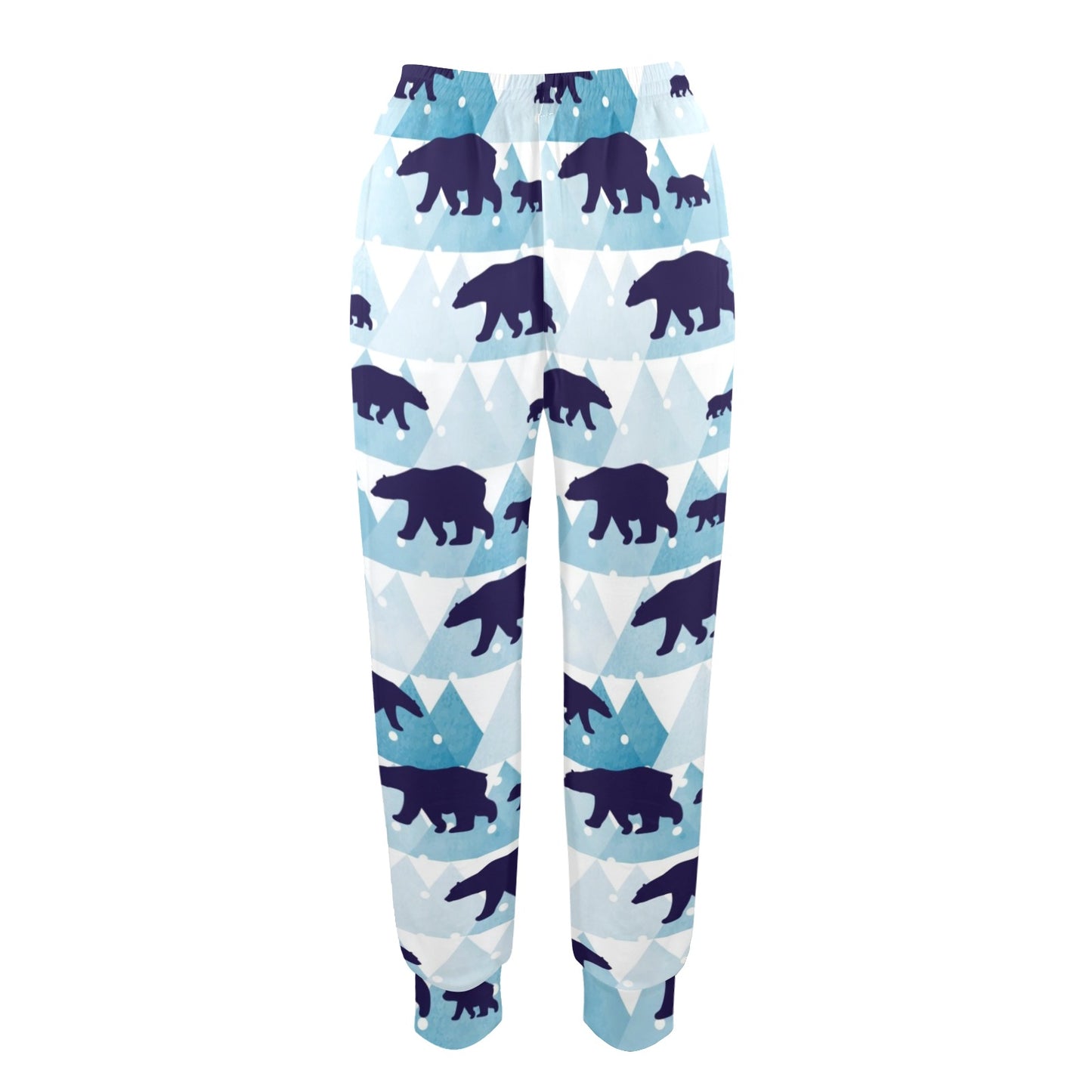Bear Pattern Print Design BE01 Women's Casual Track Pants