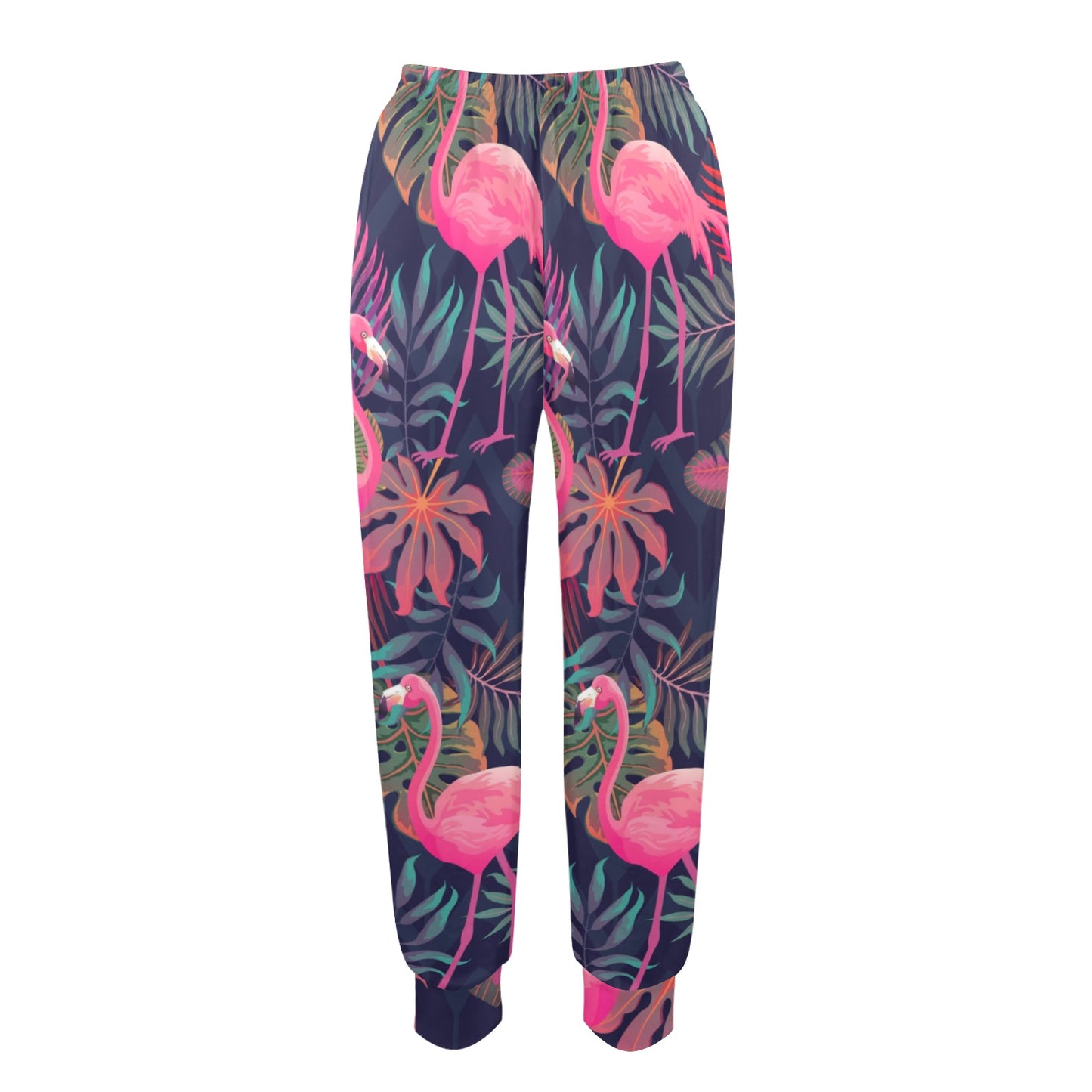 Flamingo Tropical Pattern Women's Casual Track Pants