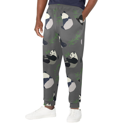 Panda Pattern Print Design A06 Men's Casual Track Pants
