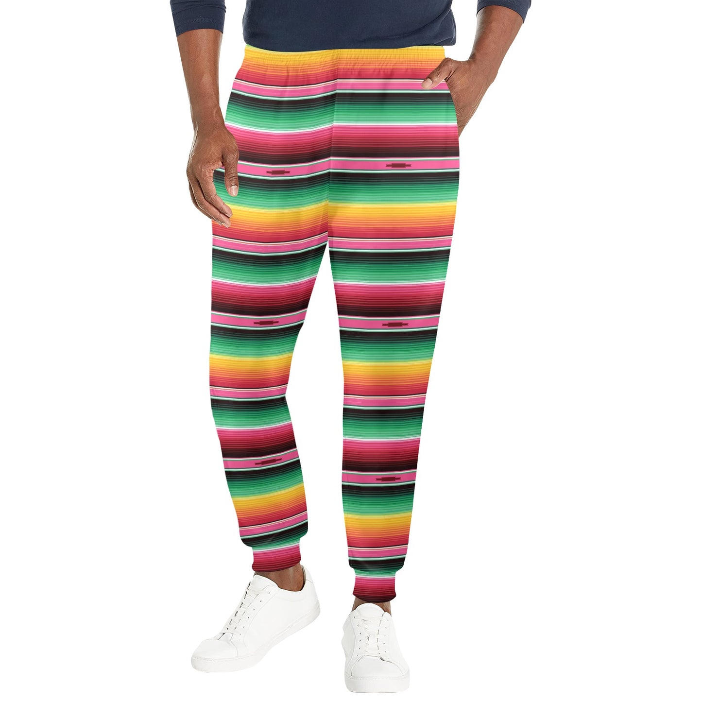 Mexican Blanket Classic Print Pattern Men's Casual Track Pants